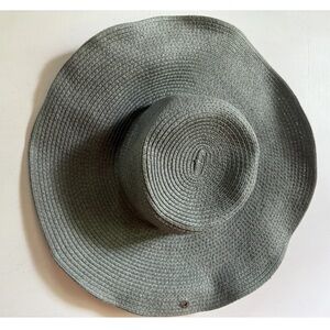 Stylish Gray Wide-Brim Hat